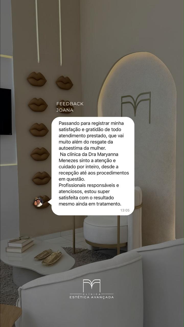 Resultado real 2 — Clínica Maryanna Menezes